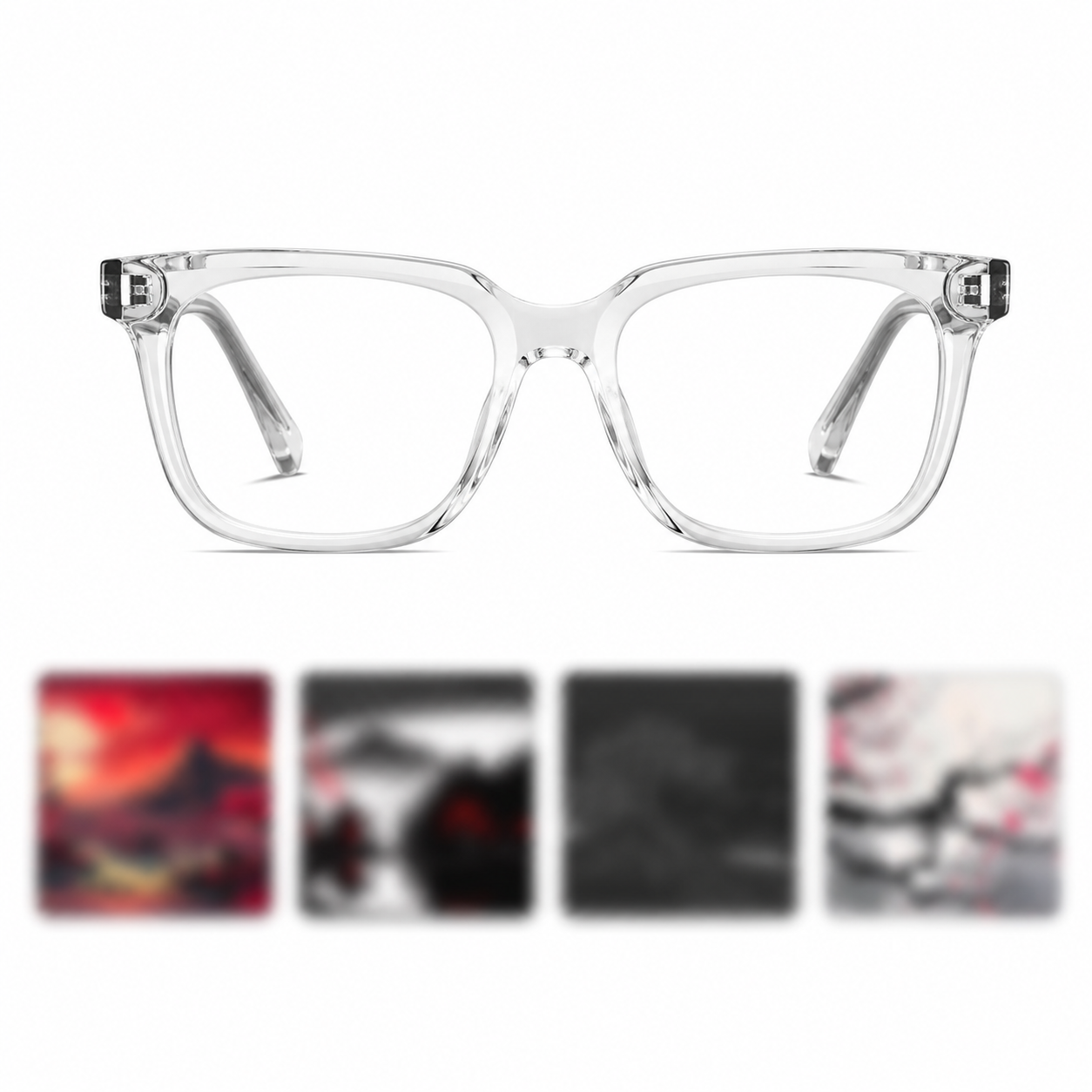 BLAULICHTFILTER-BRILLE - OPTIC + GRATIS MOUSEPAD